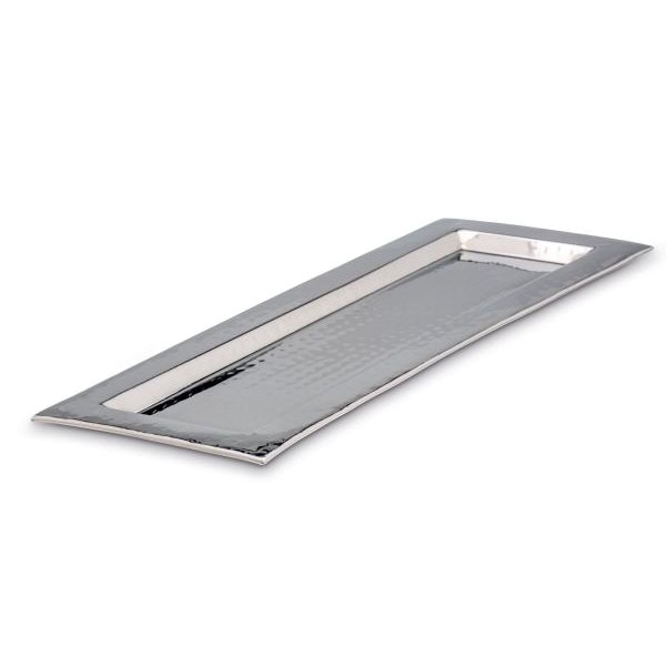 Tablett Rechteckig 54,0 x 19,0cm, H 1,5cm Edelstahl