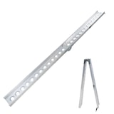 thumbnail of TRUTZHOLM Auffahrschiene klappbar 240 cm Tragkraft 50 kg Alu grau gelocht Fahrradrampe Rampe
