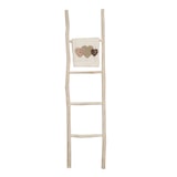 thumbnail of Biscottini Holzleiter 37x4x150cm - Handtuchhalter für Boden und Wand - Handtuchhalterleiter fürs Badezimmer - Moderne dekorative Leiter - Lagerregal