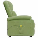 thumbnail of vidaXL Massagesessel Hellgrün Samt