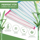 thumbnail of MUXEL Bambus Tücher - 5x Bambus Geschirrtücher - Extra saugfähiges Putztuch - Weiche Bambuslappen zum Polieren, Abtrocknen & Wischen - Nachhaltige