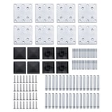thumbnail of vidaXL Zaunelement Set WPC 1218x186 cm Schwarz