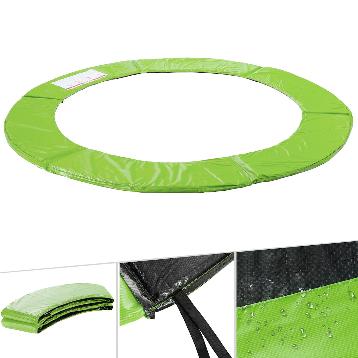 Copertura Bordo di Protezione per Trampolino 183 cm verde PVC PE