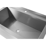 thumbnail of Hendi Einzelspültisch Profi Line aus Edelstahl 1000x600x850mm