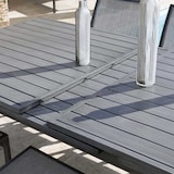 thumbnail of Table en aluminium extensible 8 à 10 personnes Santorin Teck grisé Jardiline