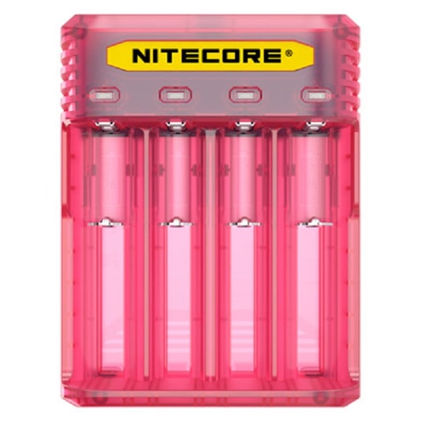 Nitecore Q4 4-Schacht-Ladegerät pink