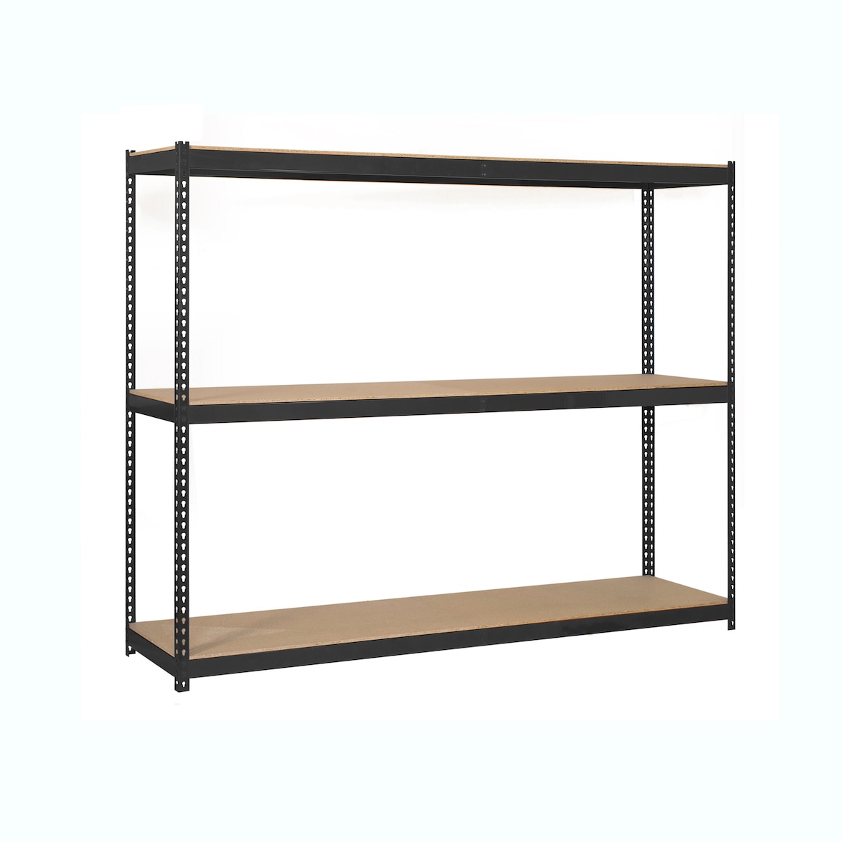 SimonRack Industrieregal, 2000x1800x750 mm, 600 kg am Biegepunkt, 3 Holzböden, Garagenregal, Anthrazit/Holz- Simonforte