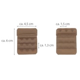 thumbnail of BH-Verlängerung 3-reihig, 45 mm, beige, 1 Stück – Optimaler Tragekomfort für Ihre Unterwäsche