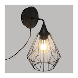 thumbnail of Applique murale en Métal filaire Noir