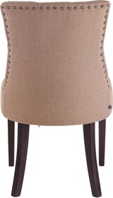 thumbnail of 2er Set Esszimmerstuhl HILON - Stoff Taupe 55x58x92 cm Braun | Essstühle Esszimmerstühle Küchenstühle Wohnzimmerstühle