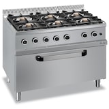 thumbnail of MBM Gasherd 6-flammig mit Jumbo-Gasbackofen 50,0 kW