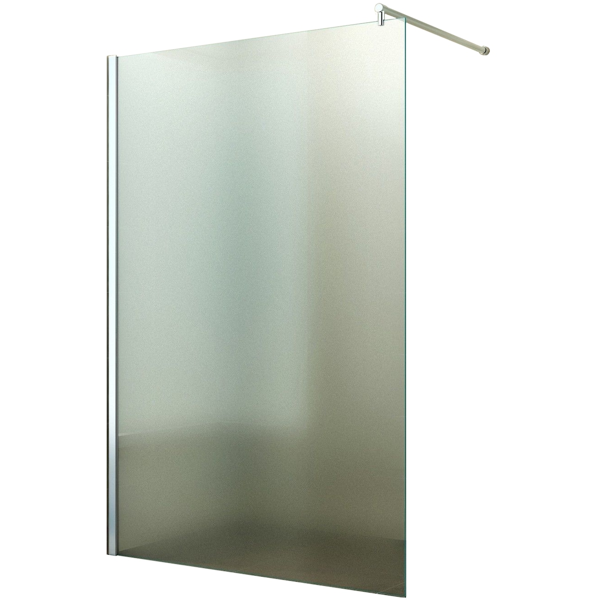 Duschabtrennung Walk-In Seitenwand Breite: 110 cm Glas: Vollsatiniert