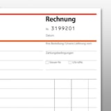thumbnail of Rechnung A5 hoch SD ohne MwSt. Ausweis 2x30 Blatt