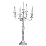 thumbnail of Kerzenleuchter Kerzenständer  Aluminium silber H 77 cm Stückpreis