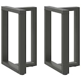 thumbnail of Helloshop26 - Juego de 2 patas para mesa de comedor en forma de T 50 x 35 x 73 cm con niveladores ajustables diseño moderno acero 02_0057319