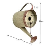 thumbnail of DanDiBo Vogelhaus zum Aufhängen Metall Deko Gießkanne wetterfest 501138 Nistkasten 40 cm Futterstation für Vögel Shabby Metallkanne Kanne Balkon