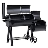 thumbnail of Tepro Massiv Smoker Indianapolis,  Edelstahl, 184 x 153 x 88 cm, schwarz