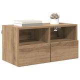 thumbnail of vidaXL TV-Wandregale 2 pcs Artisan-Eiche 60 x 30 x 30 cm Holzwerkstoff