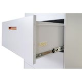 thumbnail of Cartella sospesa HWC-A10, schedario per ufficio in acciaio, A4 chiudibile ~ 132x76x46cm bianco