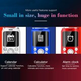 thumbnail of Mini Téléphone Portable 1 Pouce Bluetooth Dual SIM MP3 Faible Radiation 2G Vert YONIS