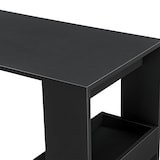 thumbnail of Helloshop26 - Table de bar stylée meuble de rangement table bistrot murale 120 cm noir 03_0006220