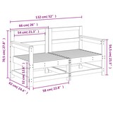 thumbnail of vidaXL Tuinhoekbanken 2 st massief grenenhout wit