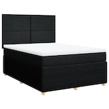 thumbnail of vidaXL Boxspringbett mit Matratze Schwarz 160x200 cm Stoff