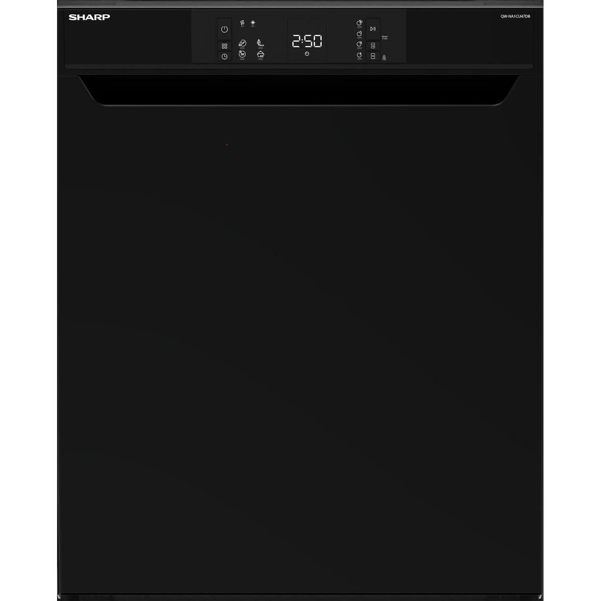 SHARP vaatwasser QW-NA1CU47DB-DE, D, 13 couverts, 47 dB, 60 cm, zwart