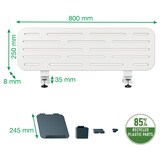 thumbnail of Organizador de panel de anclaje con soporte para portátil (65490000)