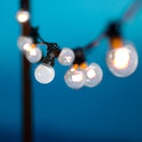 thumbnail of Lumisky Luzes de corda solares de LED para festa, 20 unidades, 9 metros de comprimento. PVC Transparente
