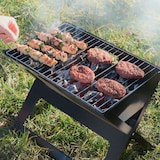 thumbnail of Barbecue pieghevole - 44,5 X 30,5 X 35 cm - BBQ - Griglia compatta - Nero opaco