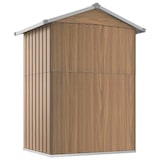 thumbnail of vidaXL Gartenhaus Braun 126x97,5x177 cm Verzinkter Stahl