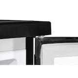 thumbnail of Exquisit Kühlschrank KS16-4-051C inoxlook-az | 107 L Volumen | Kühlschrank mit Gefrierfach | 4* Gefrieren | LED-Licht | Türanschlag wechselbar