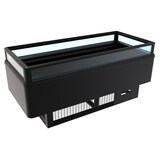 thumbnail of Umschaltbare Kühl-/Tiefkühlinsel DIKDIK mit Umluftkühlung | 240 Liter, HxBxT 95x153x99,5cm | -22/+6°C | Schwarz | + CHEFGASTRO Geschirrtuch