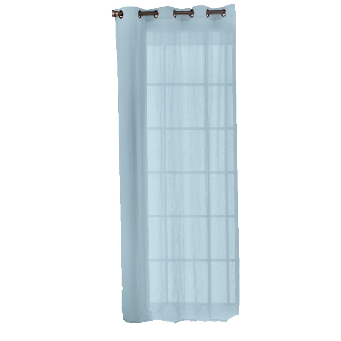 Tenda a tinta unita 200x260 cm in cotone made in Spain Azul Mar Naturals