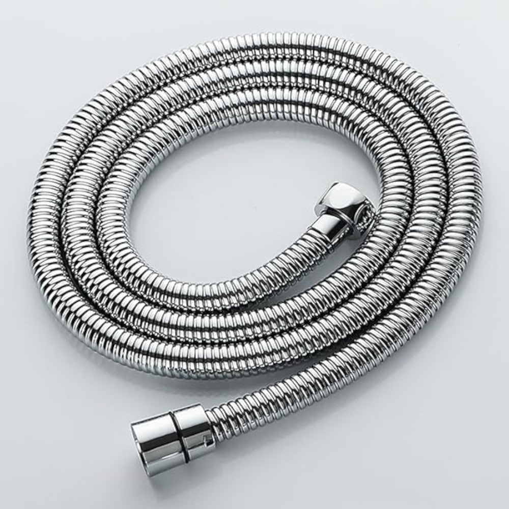 Tubo flessibile per doccia bagno in metallo cromato - 200 cm