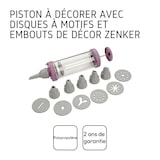 thumbnail of Spuitzak voor gebak met 6 spuitmondjes en 6 decoratieve schijfjes van Zenker Sweet Sensation