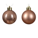 thumbnail of 16 Weihnachtskugeln 4cm Kunststoff Christbaumkugeln bruchsicher Prickelndrosa