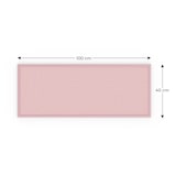 thumbnail of Pinnwand, Korktafel in Pink, 100×40 cm, Holzrahmen – Pink lackiert