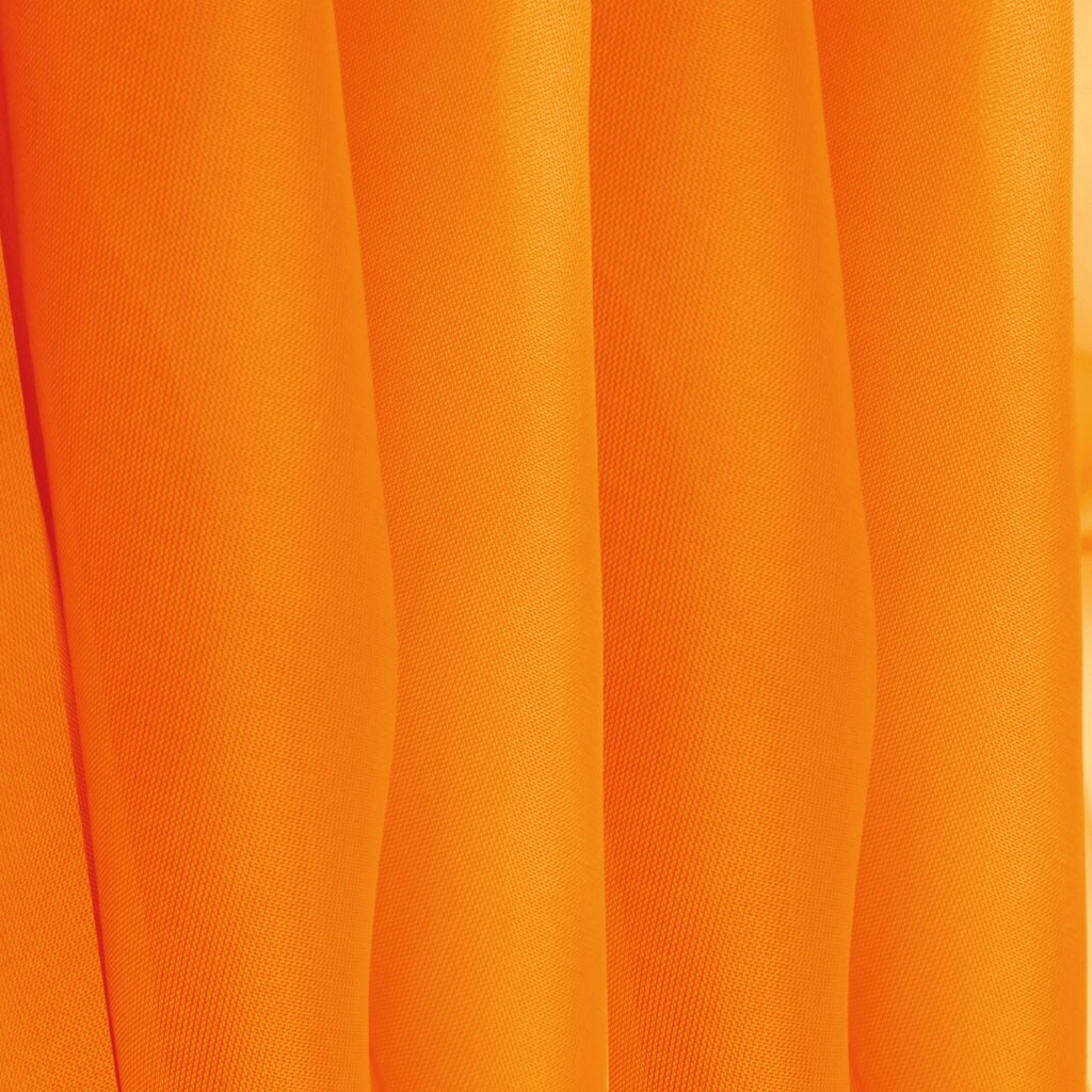 Bistrogardine mit Ösen "Noella" 160x60 cm - Orange