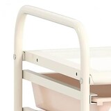 thumbnail of COSTWAY Carrello con 12 cassetti impilabili, carrello portadocumenti, contenitore su ruote con telaio e ripiano in metallo, 64 x 38 x 62 cm (rosa)