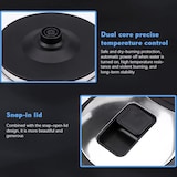 thumbnail of Glas Wasserkocher LED 1,7 L Doppelwandig 2200W