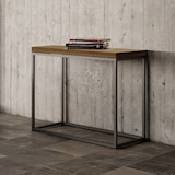 thumbnail of Consola plegable 90x45/90 cm Nordica Libra Estructura Roble Natural Antracita