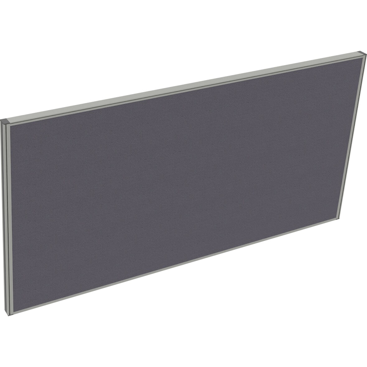 Stellwand Nut Stoffgr.A oOrgaleiste Absorber C B1600xT41xH800mm dunkelgrau