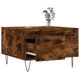 thumbnail of Table basse chêne fumé 55x55x36,5 cm bois d'ingénierie Modèle Flex Panorama Luna