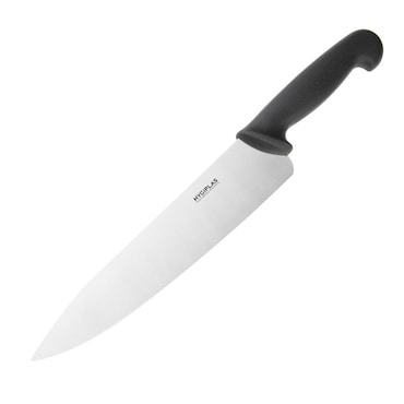 Cuchillo de chef Hygiplas 25 cm negro
