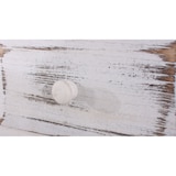 thumbnail of Cassettiera armadietto shabby vintage 2 cassetti e sportello 25x30x90cm legno di paulonia bianco