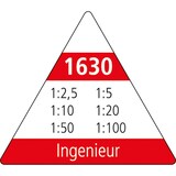 thumbnail of Dreikantmaßstab 150 30cm Ingenieur DIN