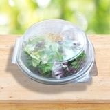 thumbnail of 25x Salatschalen klar mit angehängtem Domdeckel 2200ml PP
