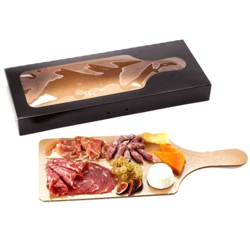 Boite plancha carton ingraissable et fenêtre.